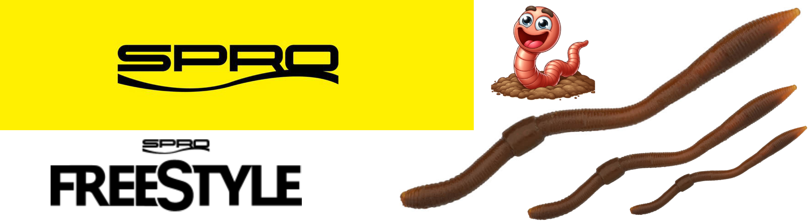 Twitch Worm Spro FreeeStyle Natural Brown 106mm